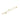 A gold-colored bracelet featuring two green gemstone accents.