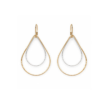 Teardrop Staple Earrings