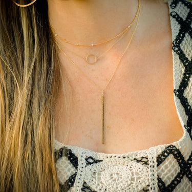 Vertical Bar Necklace