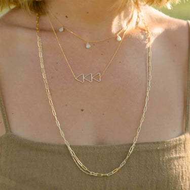 Paired Chain Necklace