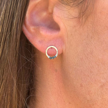 Diamond Halo Studs