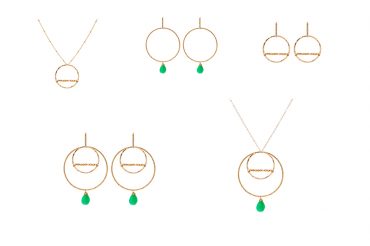 Ashley’s set is one of the Sabina Sisters (SabinaJewelry.com) favorite sets hand-picked from the Build Your Own interchangeable jewelry line. Dress up or be casual. These sets have every occasion covered!