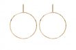 40mm Gold Hoops "The Staple" hoops In gold or sterling silver from SABINAJEWELRY.COM