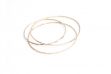 Hammered Bangle by Sabina Jewelry. Gold $50; Silver $40; (sold separately)